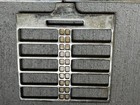 Vintage Lot 3 Seeburg Select-o-matic Jukebox Chrome Title Strip Holder Songboard