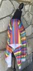 Mexican Top Serape Style Poncho Fiesta Wear Cinco De Mayo One Size S M L Xl