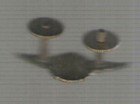 Old Mini Cap Badge Flight Engineer Third Officer Wings Pin Pinback Airlines