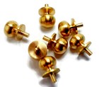 Dolls House Door Knob Clock Model Solid Brass Miniature Handles Crafts Crafting