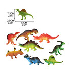 12 Pieces Dinosaur Animal Play-set Stem Education Toy W  Storage Case For Kids