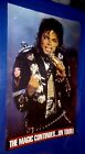  1  Michael Jackson The Magic Continues On Tour Vtg Poster 1980s King Of Pop     