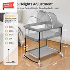 Baby Bassinet   4 In 1 Adjustable Infant Bedside Crib Beds With Changing Table 