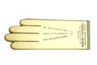 Antique Catello D Auria Advertising Card Gloves Kid Chamois Sueded Rome Italy 