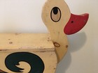 Vintage Antique 27    Solid Wood Wooden Childs Kids Rocking Rocker Duck Toy