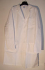 Martin s Fashion Seal Universal Unisex Lab Coat White Size 42 New Slight Soiling