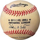 Joe Morgan Signed Official Rawlings Ronl National League Baseball Toned -coa hof