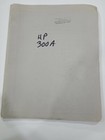 Hewlett Packard 300a Harmonic Wave Analyzer Operation And Service Manual
