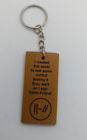 Custom Twenty One Pilots Keychain Bamboo