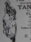 Tanukiya   Co Yokohama Japan Furs   Feathers  Gold At Pan Pacific Ink Blotter S4