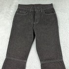 Vintage Ralph Lauren Jeans Girls 12 Black Denim Flare Y2k Polo Jeans Co Quantity