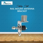 Rail Mount Antenna Bracket  304 Stainless Steel With Nylon Clamp  Corrosion R   