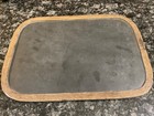 Rare Antique Unusual 1800 s School Slate Chalkboard 13x9 Bentwood Frame