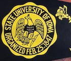 Vintage University Of Iowa Hawkeyes Football Pennant  Wow