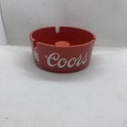 Vintage 1960 s Coors Beer Brookpark Smoking Cigarette Plastic Ashtray  1601 Red
