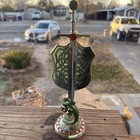 Dragon Statue Dragons Of The Mythical Realm Sword Shield  missing Wings 