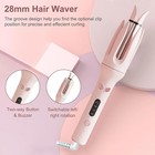 Auto Hair Curler auto Curling Iron With 4 Mode 28mm Barrel Rotating Curling Wand