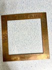Vintage 1955 Pepsi Cola Bottling  One Of A Kind Award brass Frame  stockton ca