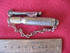 Vintage Wwi   wwii Trench Art Bronze Gasoline Lighter   Military Antique Rare