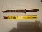 Vintage Antique South American Indian Primitive Hand Made Knife W wood Scabbard