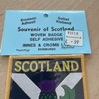 Scotland Scottish Thistle Saltire Flag Embroidered Souvenir Travel Patch