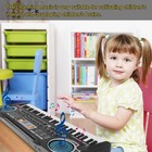 61key Digital Music Piano Keyboard Electronic Musical Instrument W mic Kids Gift