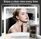 24x36 Led Bathroom Vanity Mirror Anti Fog Dimmable Wall Mounted Lighted Mirror