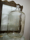 Vintage Crisa 5 Gallon Clear Glass Jug Bottle 18 9 Lts Carboy Made In Mexico