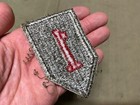 Original Wwii Us Army 1st Infantry Division Jacket Sleeve Insignia Patch