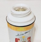 Vintage 1966 Junior Miss Aladdin Metal Thermos W  Cap And Stopper - Very Clean  