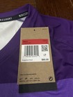 Nike Men   s Sz L Court Dri-fit Advantage Tennis Shirt White Purple Fz9845-507 Nwt