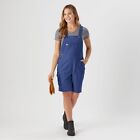 Women s Heirloom Gardening Short Overalls Bright Indigo New With Tags Best Price
