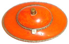 Antique German Orange Snuff Box