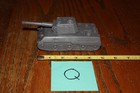 Vintage Marx Battleground Dark Gray German  351 Army Tank Q - Mpc  Timmee