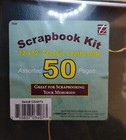 Thompson Leatherette Scrapbook Photo Album Kit Vintage 12x12 Green 50 Pieces 