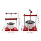 New 3l 0 8 Gallon Fruit Wine Hand Pressing Press Machine Stainless Steel Barrels