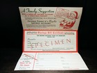 1950s Second National Bank 100 Cancelled Checks   Santa Advertisment Hamilton Oh