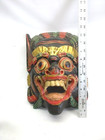 Mask Barong Lion Singh Wood Decor Wall Hand Carved Painted Hanging Balinese