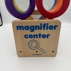 Lakeshore Magnifier Center Kids Jumbo Magnifying Glass With Stand 6 Pieces  3 