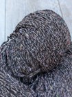 Worsted Weight Wool-acrylic Tweed Yarn Charcoal Heathered Flecked Hank 676 Yds