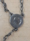 Jesus   Virgin Mary Vintage Black Rosary