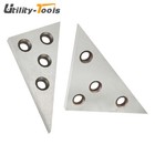 2pcs 45 45 90 Degree Angle Blocks 30 60 90 Degree Angle Machinist Plate 0 0001 