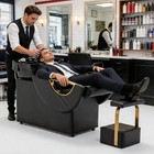 Backwash Barber Shampoo Chair Bowl Sink Unit Station Spa Salon Beauty Equipment