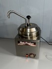 Stainless Steel Cheese And Fudge Dispenser Warmer Works W  Non-functional Pump