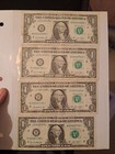 5  1 Bills Series 2013 B Error Duplicates Star Notes Dollar Collectible Currency