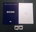 1985 Original King David Advance Production Notes Press Kit With Photos   Slides
