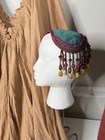 Moresca Vintage Burgundy Medieval Renaissance Cape Dress Long Sleeve M-2xl  Set