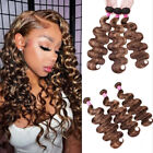 Unice Brazilian Highlight Blonde Body Wave Bundles Human Hair Extensions Weaves