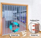 Commercial Strip Door Curtain 84 96in Pvc Strip Curtain Kit Vinyl Strip Curtain