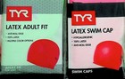 Tyr Latek Swim Caps Lot Of Of 6 Swimming Caps Assorted Colors - Rack A